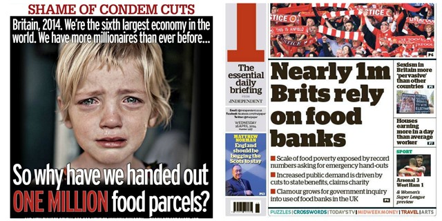 Portadas de The Daily Mirror y The Independent, respectivamente