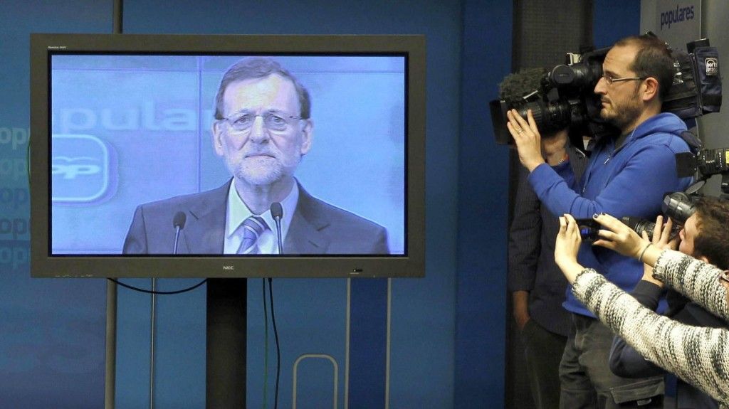 El plasma de Mariano Rajoy