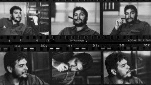 Hoja de contactos de la entrevista a Ernesto Che Guevara en Cuba en 1963. Foto: Rene Burri