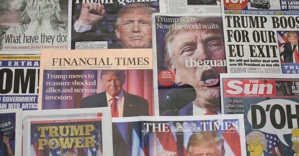 Portadas sobre la elección de Donald Trump
