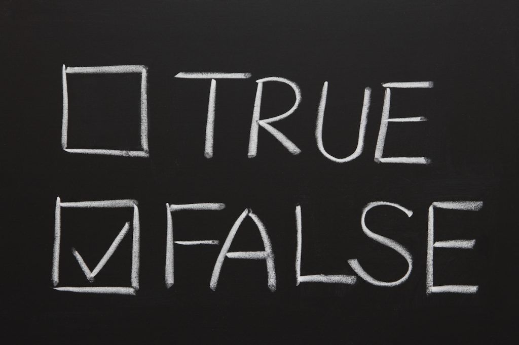 True or False