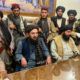 Los talibanes en el palacio presidencial de Kabul