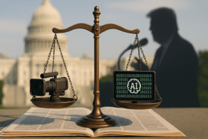 Balanza para sospesar la relación entre el periodismo y el contexto social